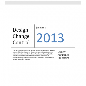 Design Change Control